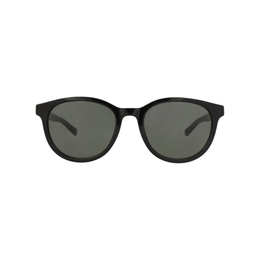 Gucci Round-Frame Recycled Acetate Sunglasses Black Mens